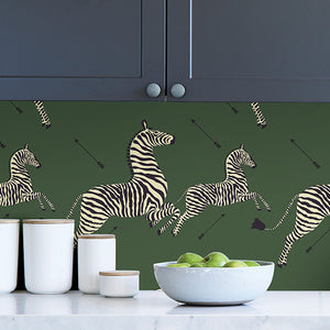 Scalamandré Zebra Safari Peel + Stick Wallpaper