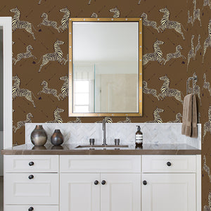 Scalamandré Zebra Safari Peel + Stick Wallpaper