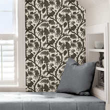 Load image into Gallery viewer, Scalamandré Balinese Peacock Peel + Stick Wallpaper
