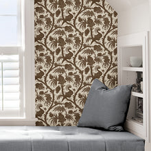 Load image into Gallery viewer, Scalamandré Balinese Peacock Peel + Stick Wallpaper
