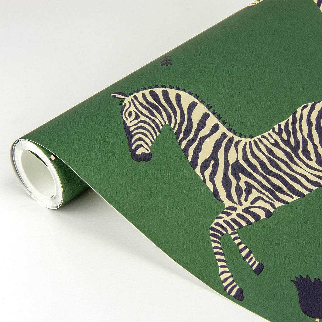 Scalamandré Zebra Safari Peel + Stick Wallpaper