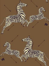 Load image into Gallery viewer, Scalamandré Zebra Safari Peel + Stick Wallpaper
