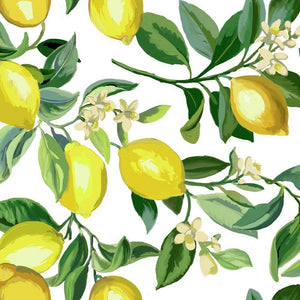 Lemon Zest Peel + Stick Wallpaper