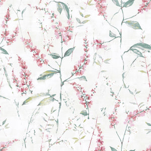 Watercolor Floral Sprig Peel + Stick Wallpaper