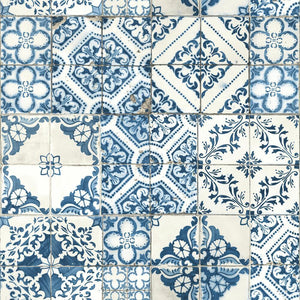 Mediterranean Tile Peel + Stick Wallpaper