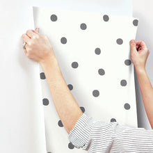 Load image into Gallery viewer, Dots Peel + Stick Wallpaper
