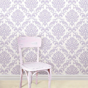 Baby Damask Peel + Stick Wallpaper