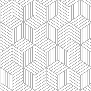 Hexagon Peel + Stick Wallpaper