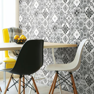 Mediterranean Tile Peel + Stick Wallpaper