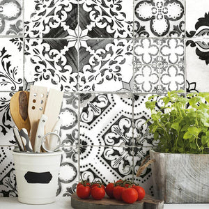 Mediterranean Tile Peel + Stick Wallpaper