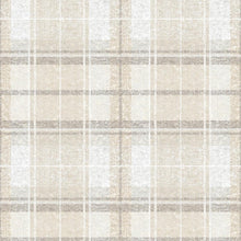 Load image into Gallery viewer, Tweed Plaid Peel + Stick Wallpaper
