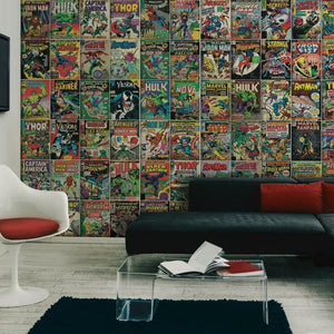 Marvel Comic Cover Peel + Stick Mural