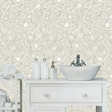 Load image into Gallery viewer, Paisley Peel + Stick Wallpaper
