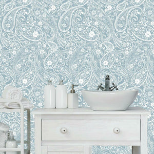 Paisley Peel + Stick Wallpaper