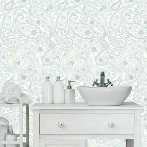 Paisley Peel + Stick Wallpaper