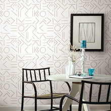 Load image into Gallery viewer, Lines and Shapes Peel + Stick Wallpaper
