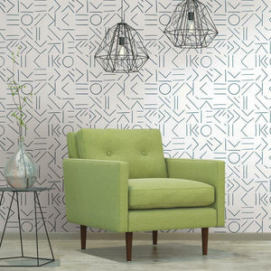 Lines and Shapes Peel + Stick Wallpaper