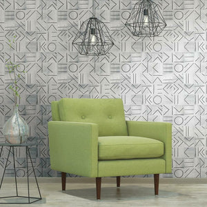 Lines and Shapes Peel + Stick Wallpaper