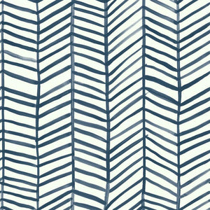 Sketched Herringbone Peel + Stick Wallpaper