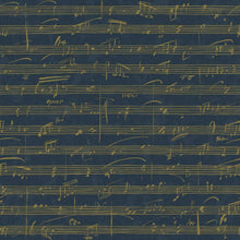 Load image into Gallery viewer, Music Notes Peel + Stick Wallpaper
