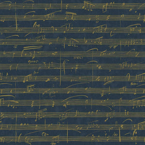 Music Notes Peel + Stick Wallpaper