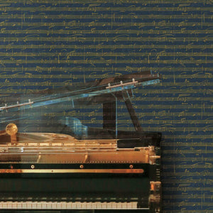 Music Notes Peel + Stick Wallpaper