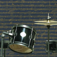 Load image into Gallery viewer, Music Notes Peel + Stick Wallpaper
