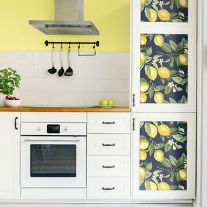 Lemon Zest Peel + Stick Wallpaper