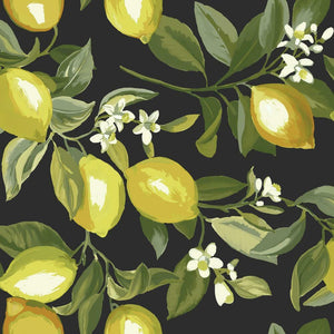 Lemon Zest Peel + Stick Wallpaper