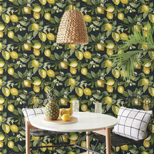 Load image into Gallery viewer, Lemon Zest Peel + Stick Wallpaper
