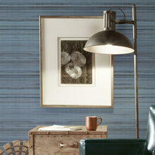 Load image into Gallery viewer, Faux Bamboo Grasscloth Peel + Stick Wallpaper
