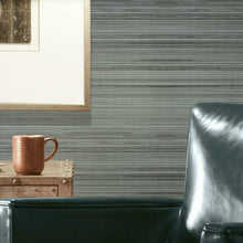 Load image into Gallery viewer, Faux Bamboo Grasscloth Peel + Stick Wallpaper
