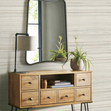 Load image into Gallery viewer, Faux Bamboo Grasscloth Peel + Stick Wallpaper
