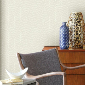 Herringbone Twigs Peel + Stick Wallpaper