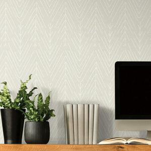 Herringbone Twigs Peel + Stick Wallpaper