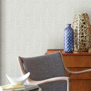 Herringbone Twigs Peel + Stick Wallpaper