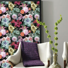 Load image into Gallery viewer, Vintage Blooms Peel + Stick Wallpaper
