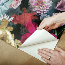 Load image into Gallery viewer, Vintage Blooms Peel + Stick Wallpaper
