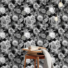 Load image into Gallery viewer, Vintage Blooms Peel + Stick Wallpaper
