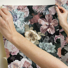 Load image into Gallery viewer, Vintage Blooms Peel + Stick Wallpaper
