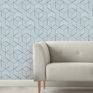 Hexagon Peel + Stick Wallpaper