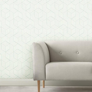 Hexagon Peel + Stick Wallpaper