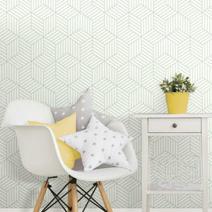 Hexagon Peel + Stick Wallpaper