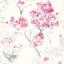 Load image into Gallery viewer, Spring Cherry Blossoms Peel + Stick Wallpaper
