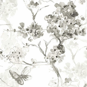 Spring Cherry Blossoms Peel + Stick Wallpaper