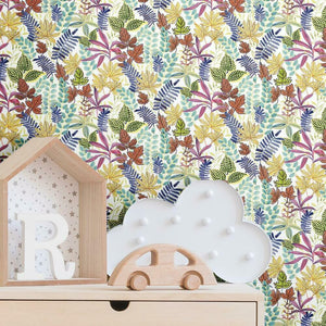 Watercolor Tropics Peel + Stick Wallpaper