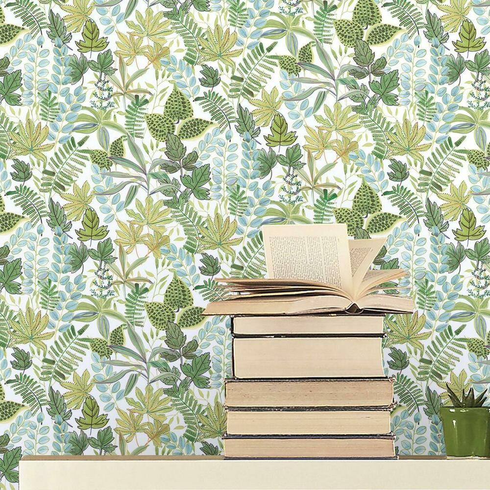 Watercolor Tropics Peel + Stick Wallpaper