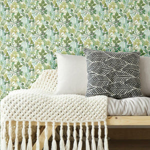 Watercolor Tropics Peel + Stick Wallpaper