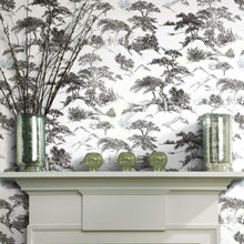 Load image into Gallery viewer, Oriental Toile Peel + Stick Wallpaper
