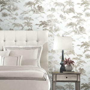 Oriental Toile Peel + Stick Wallpaper